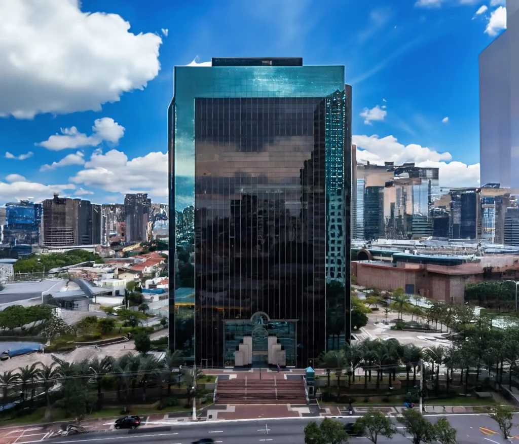 Fachada do Morumbi Office Tower, espaço do Goshen Land